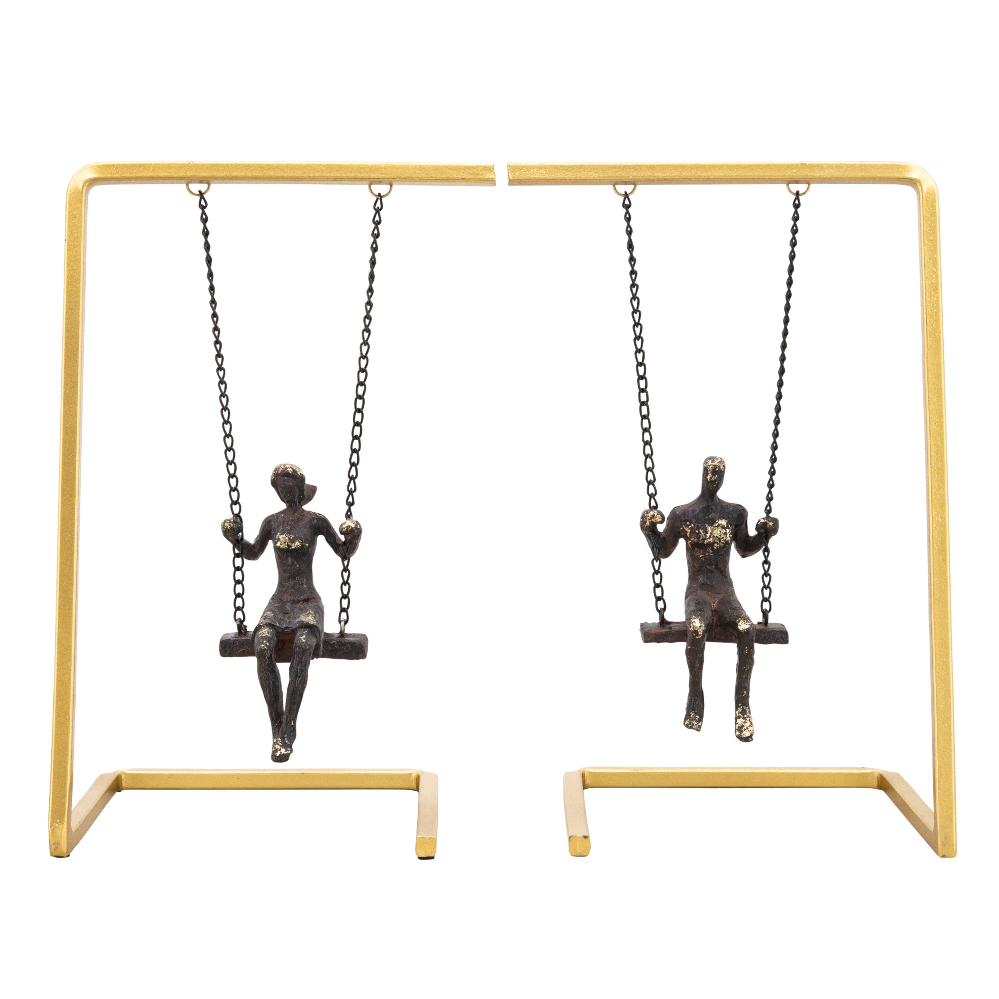 Teetering Tales: Swinging Storyteller Bookends