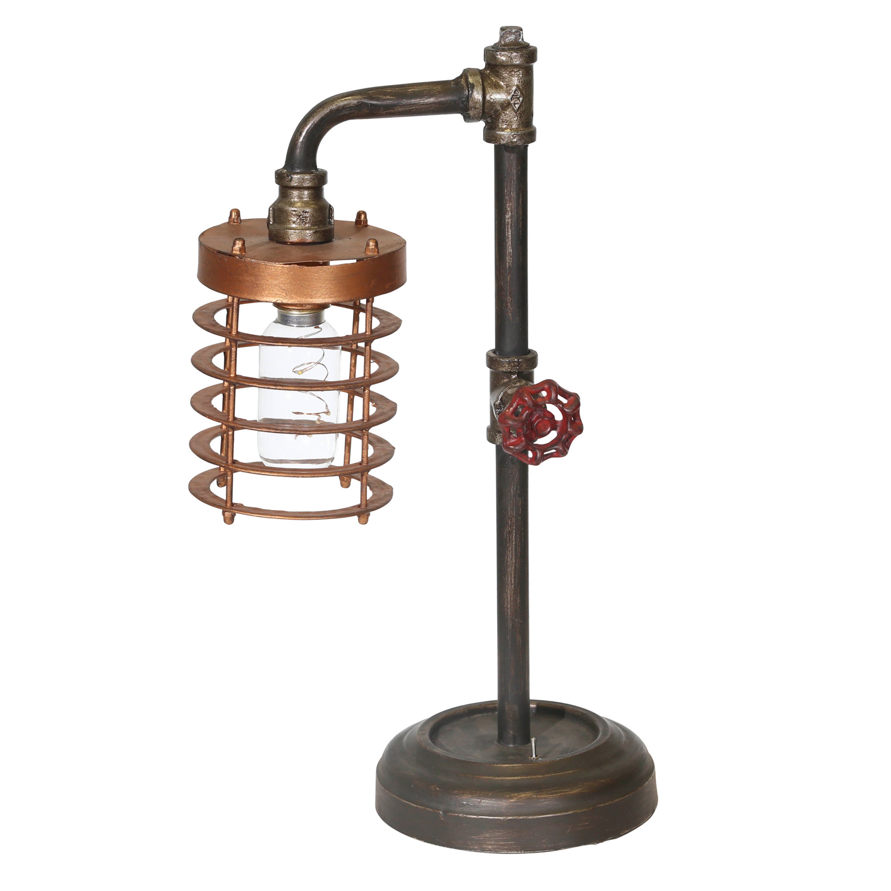 Metal, Pipe Bo Table Lamp