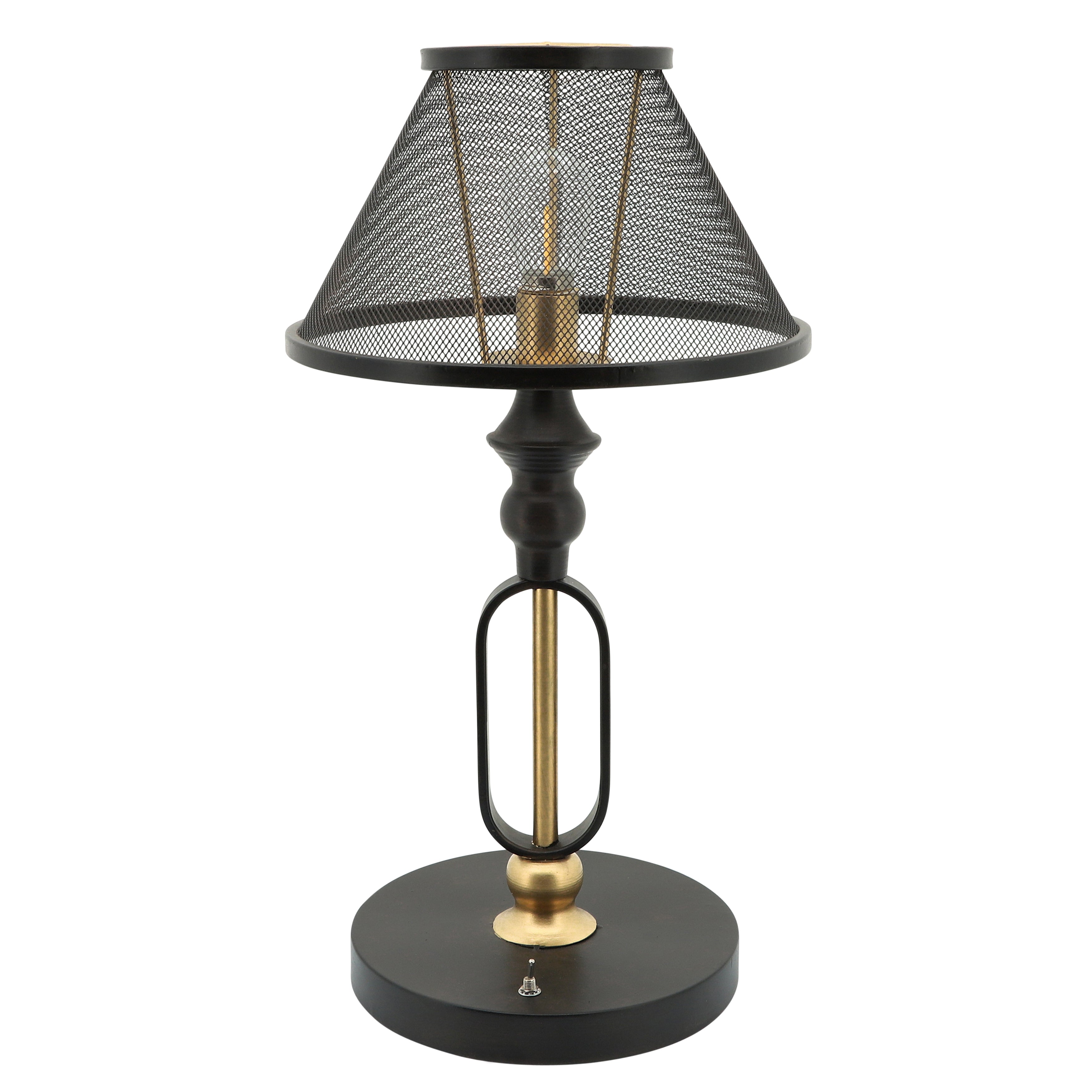 Industrial Led Table Lamp W/shade