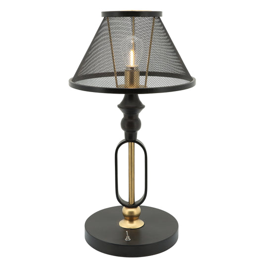 Industrial Led Table Lamp W/shade