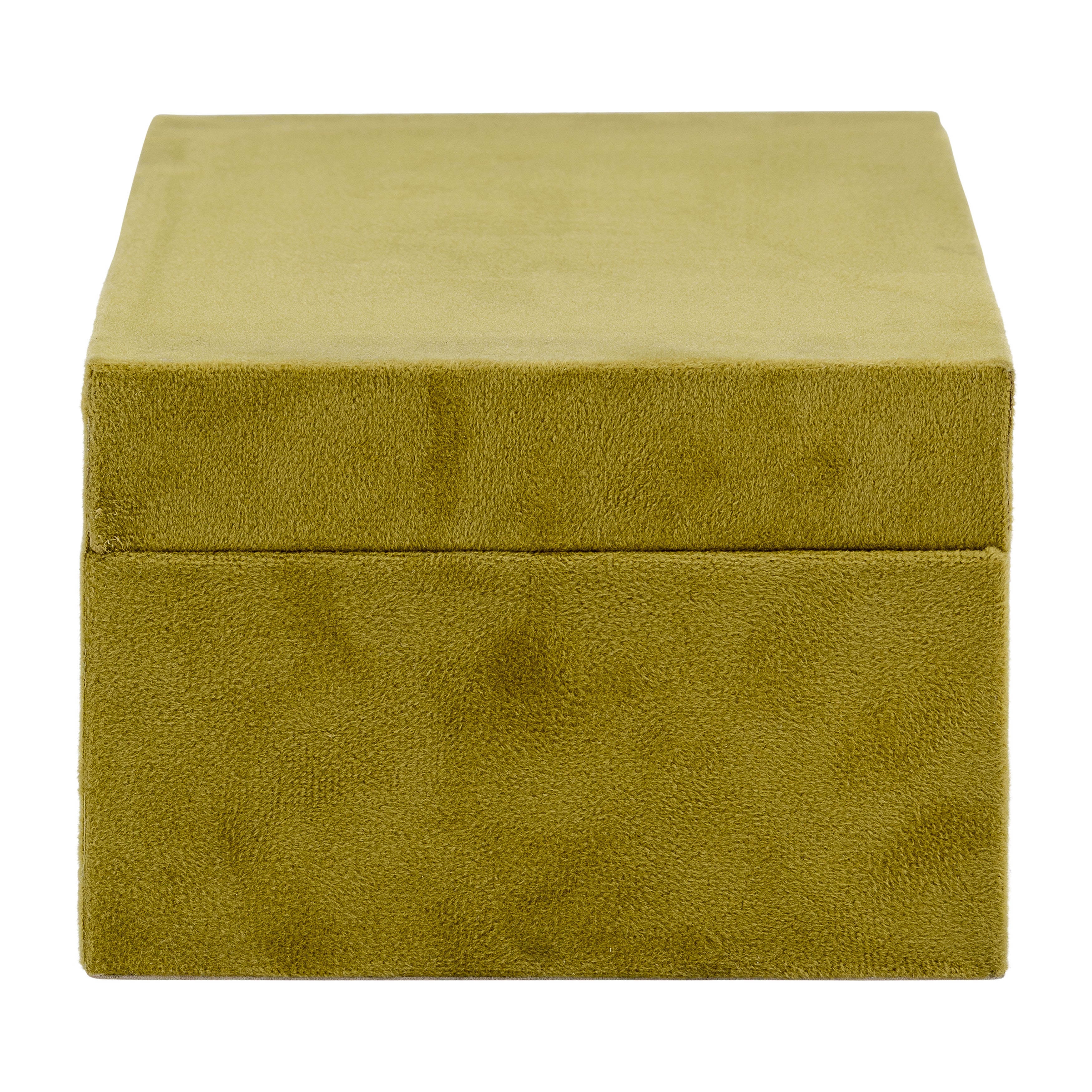 Apothecary's Archive: Olive & Gold Wood Boxes (Set of 2)