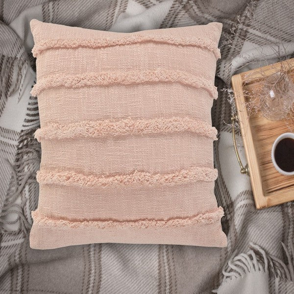 Pearl Blush Ruffle Pillow