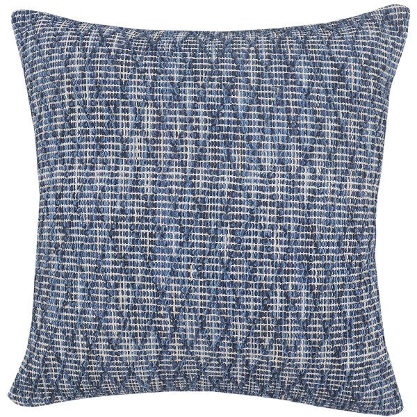 Indigo Grid Texture 20 x 20 Pillow