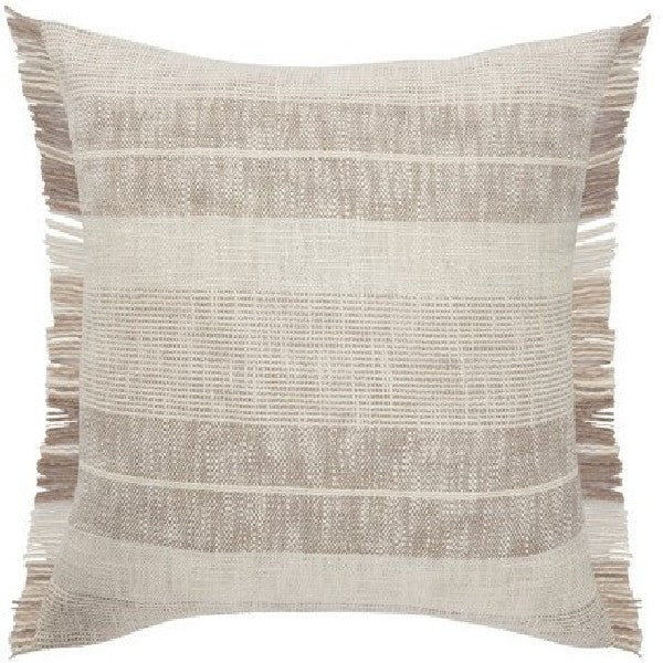 Natural Weave Fringed 20 x 20  Pillow