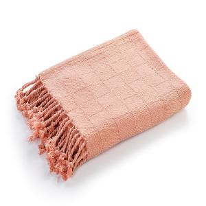 Cozy Coral Throw Blanket