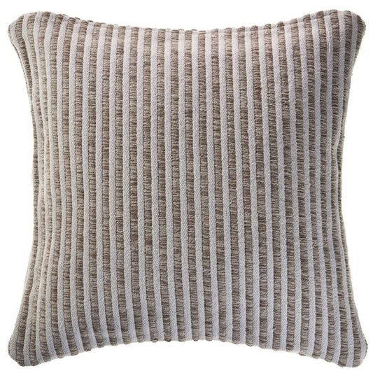 Beige Stripped 22 x 22 Pillow