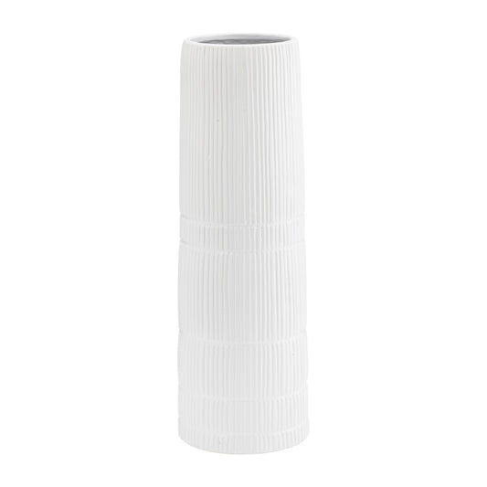 Cloud Nine in White: 18" Vase for Heavenly Stems