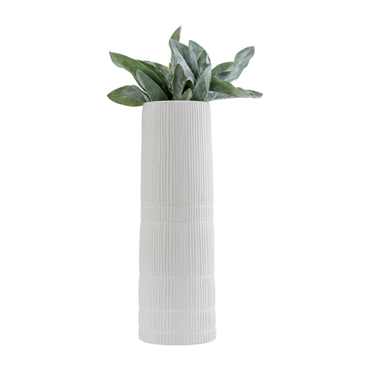 Cloud Nine in White: 18" Vase for Heavenly Stems