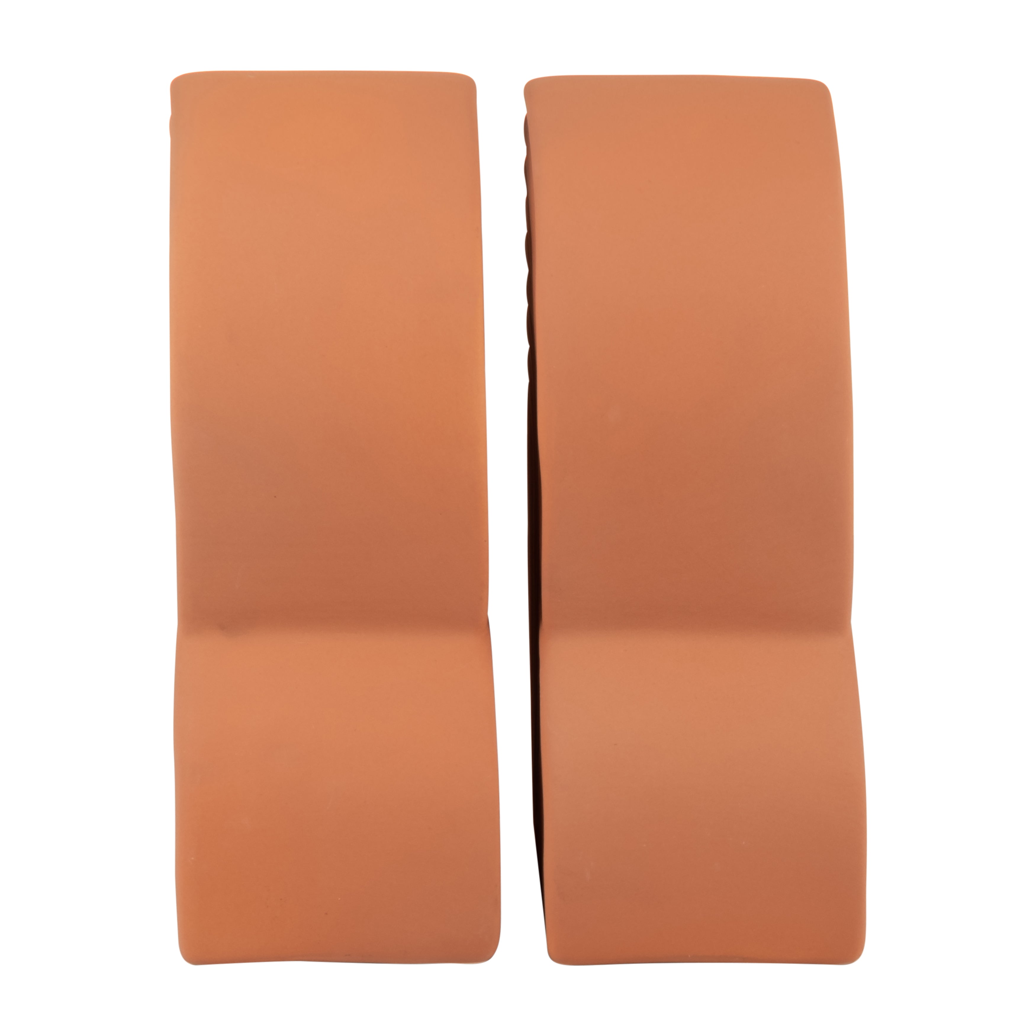 Canyon Curve: Terracotta Arch Bookends (Large Set)