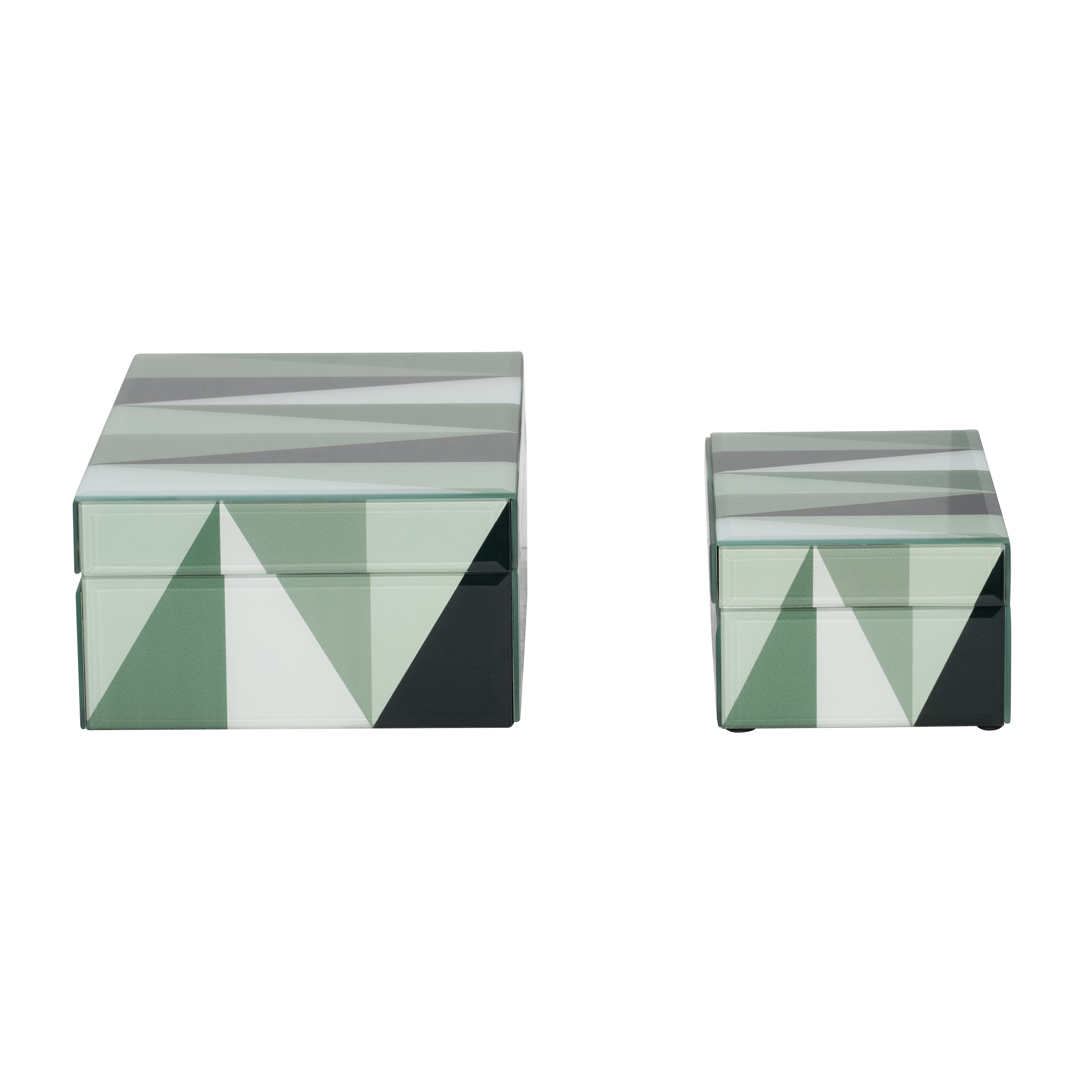 Green Gables: Triangular Glass Boxes