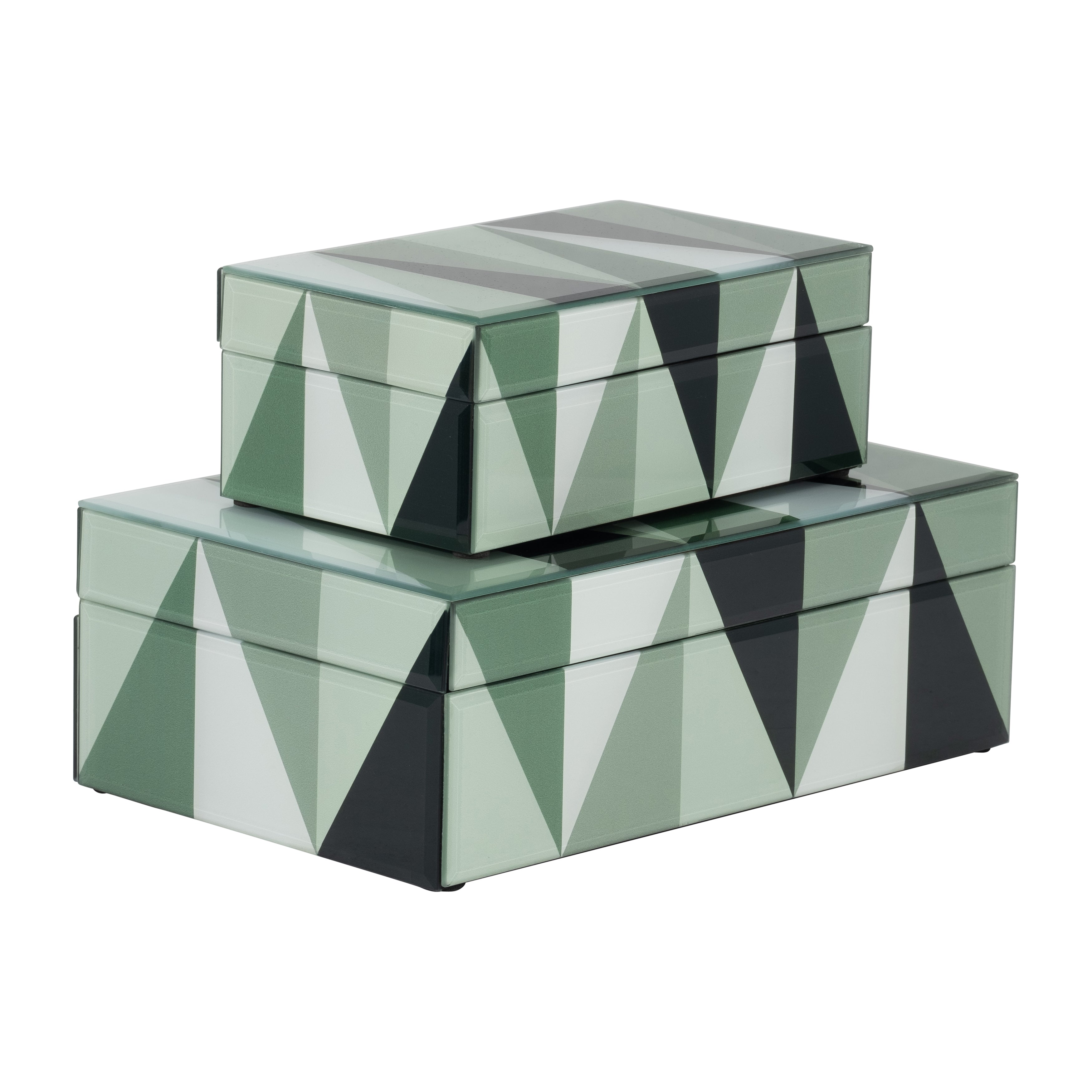 Green Gables: Triangular Glass Boxes