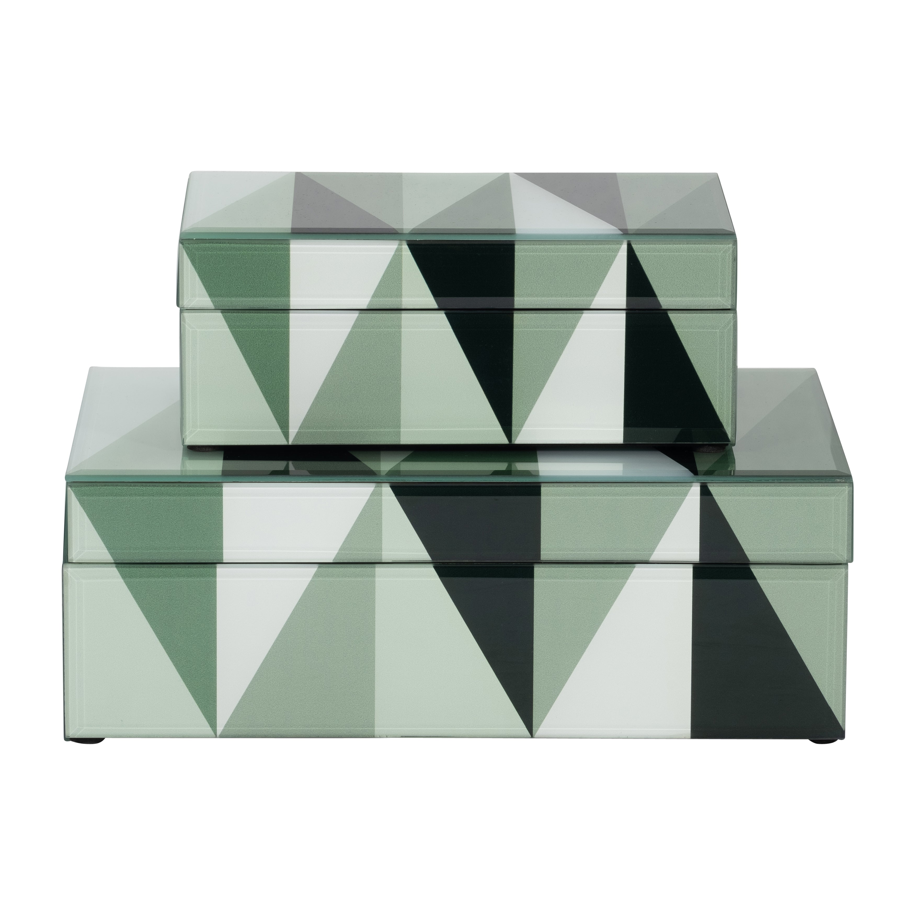 Green Gables: Triangular Glass Boxes