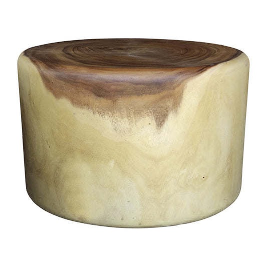 Nature's Nook Wood Coffee Stump, 25x16"