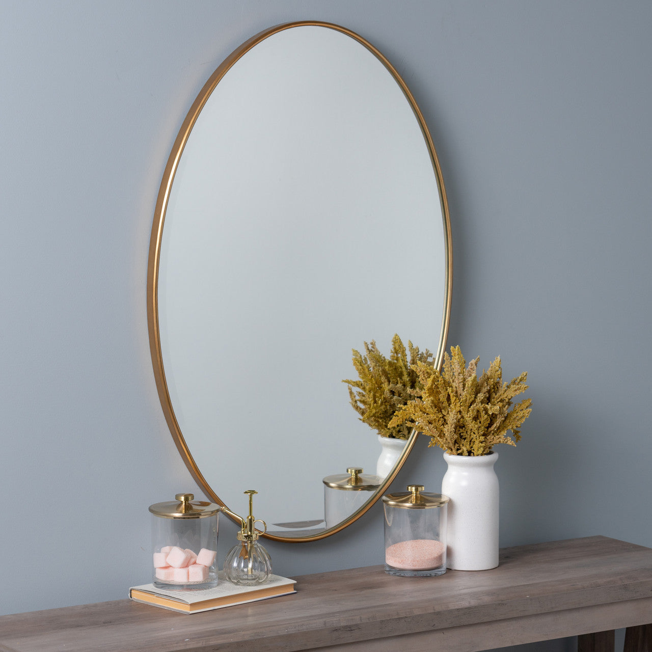 Aureate Oval Wall Mirror