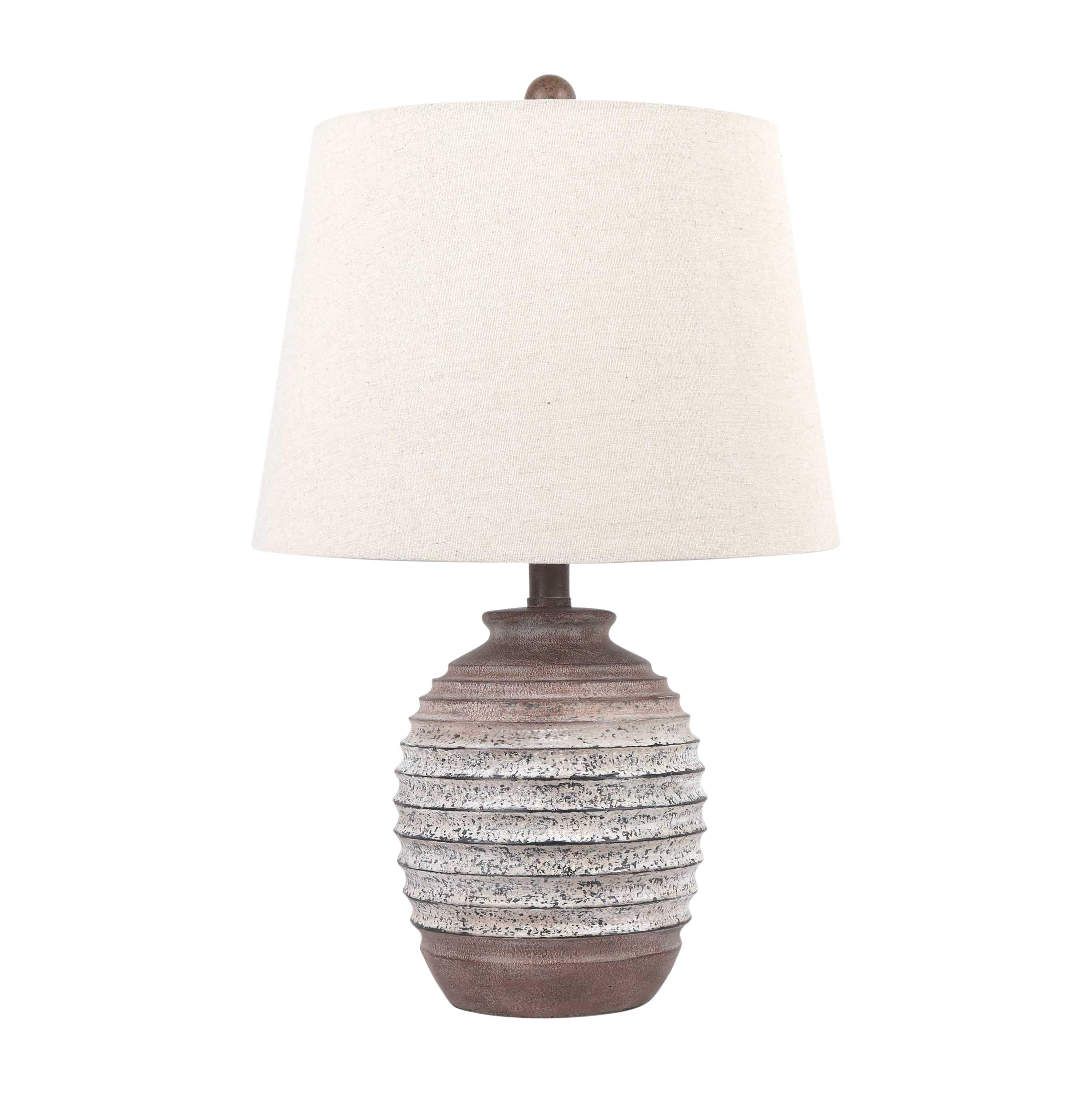 Rustic Rays 26" Ribbed Table Lamp