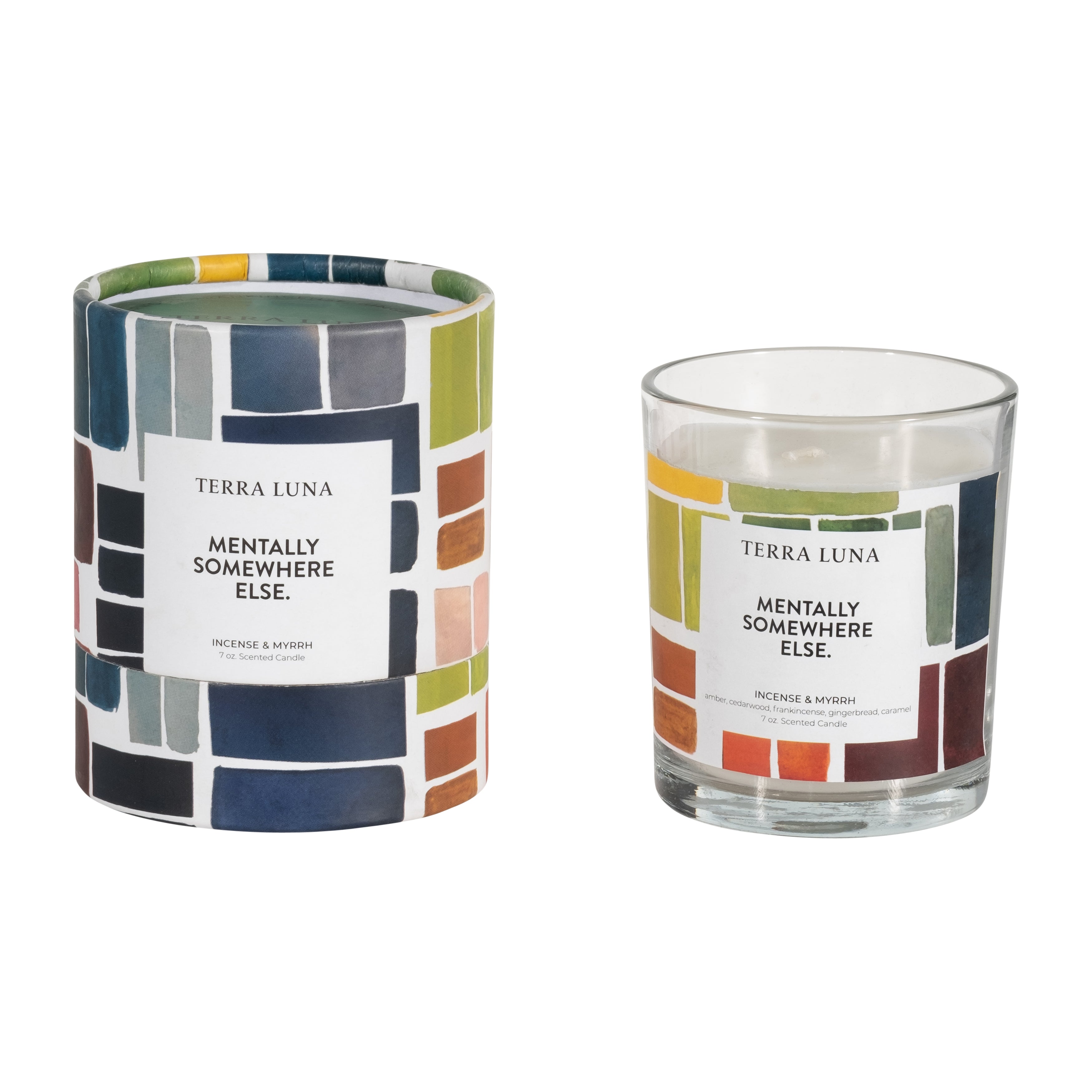 Close Your Eyes & Go: Somewhere Else Candle with Tropical Scents