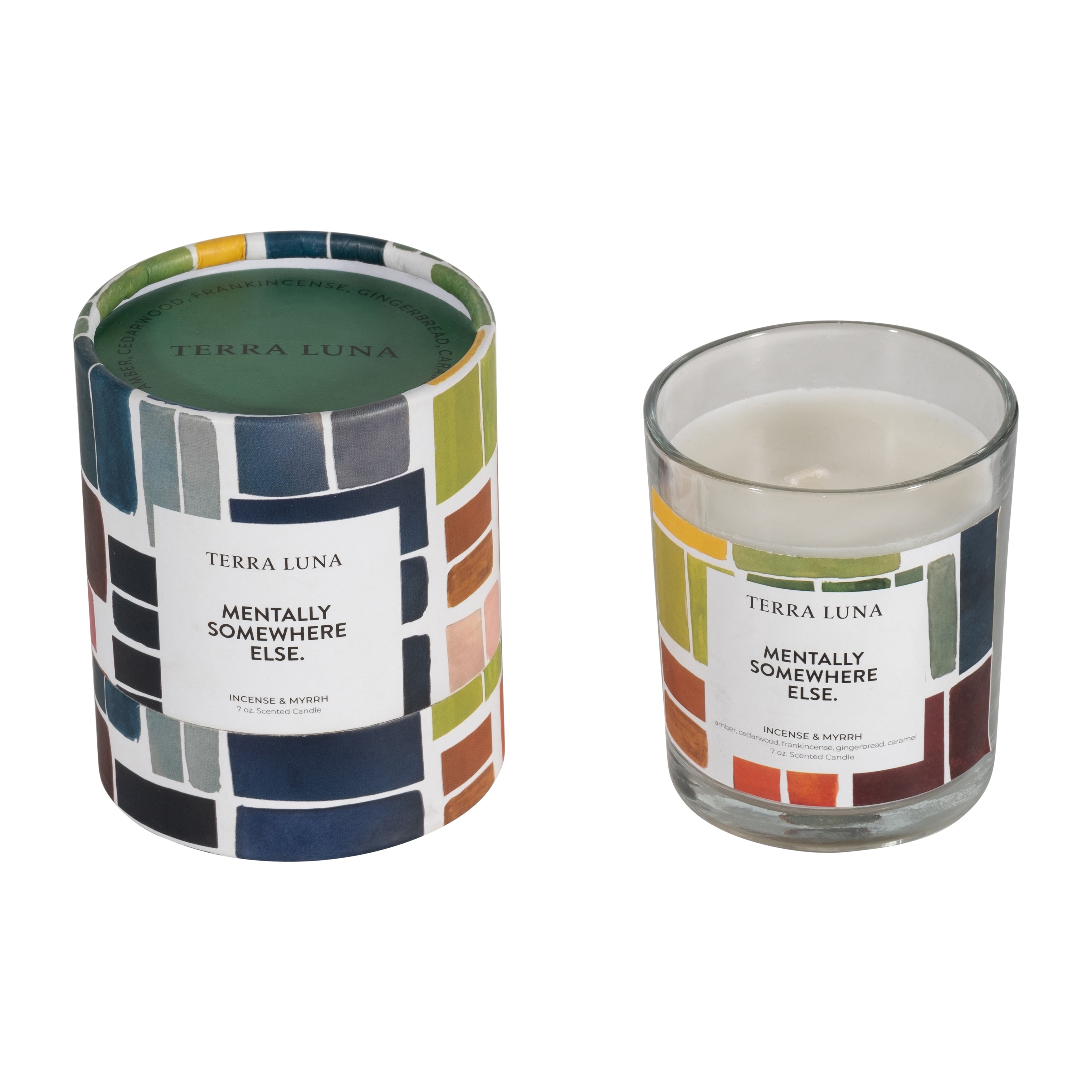 Close Your Eyes & Go: Somewhere Else Candle with Tropical Scents