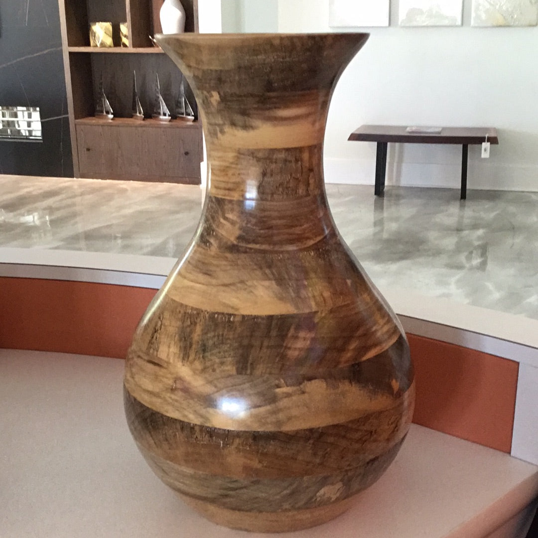 Basswood Handcrafted Vase