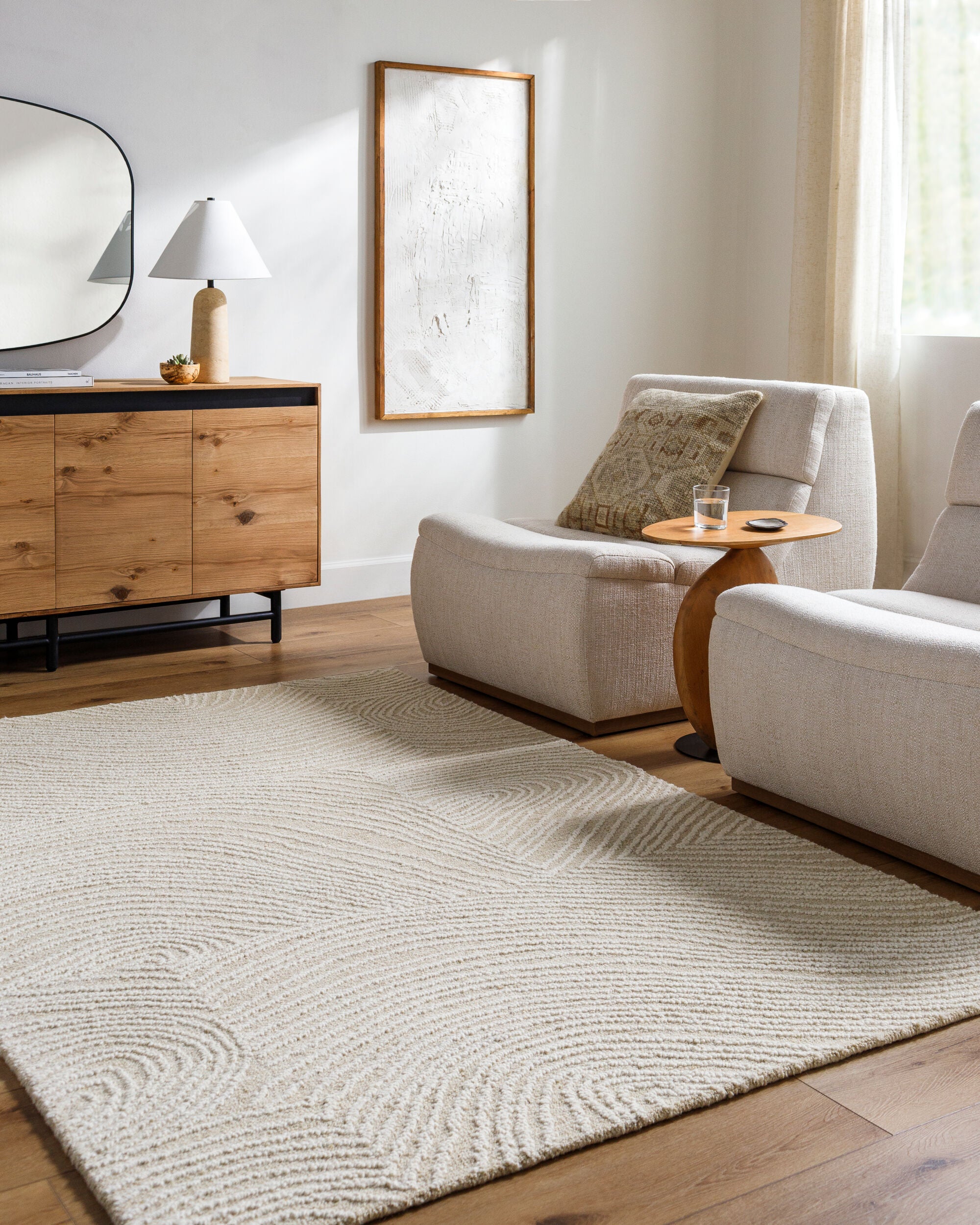 Waves Textured Rug