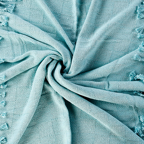 Blue Glow Throw Blanket