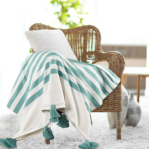 Beachside Gleam Throw Blanket